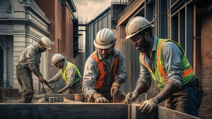 obreros obra construccion trabajadores